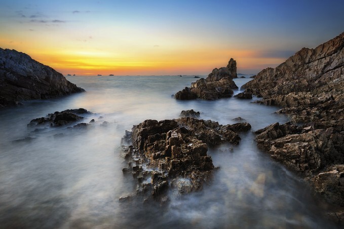 Sunset Seascape shot in Thailand